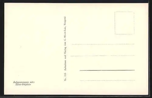 AK Bad Schachen, Ortsansicht vom Bodensee aus