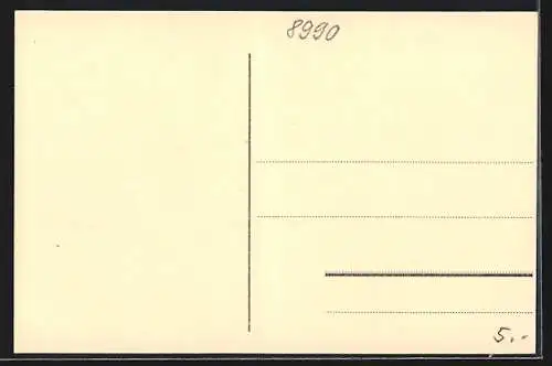AK Bad Schachen, Ortsansicht vom Bodensee aus