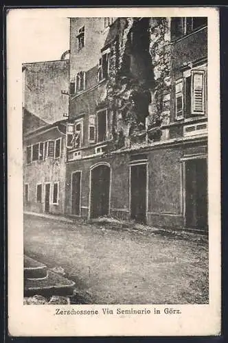 AK Görz, Zerschossene Via Seminario