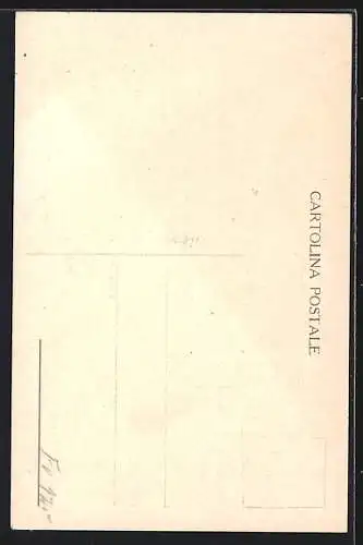 Künstler-AK Bologna, Trattoria del Pappagallo, Via Pescherie Vecchie n.10, Koch mit Papagai und Katze