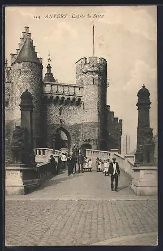 AK Anvers, Entrée du Steen