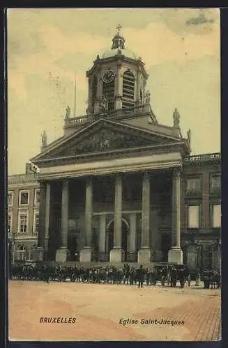 AK Bruxelles, Eglise Saint-Jacques