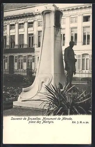 AK Bruxelles, Monument de Mérode, place des Martyrs
