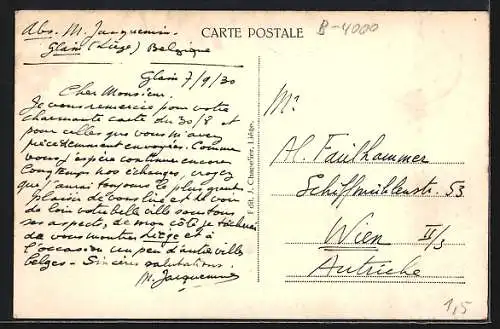 AK Liége, Le Pont de Fragnée