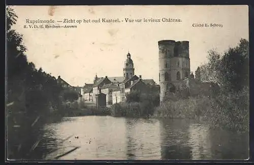 AK Remouchamps, Vue sur le vieux Chateau