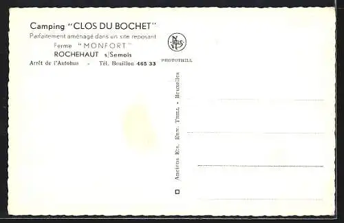 AK Rochehaut-sur-Semois, Camping Clos du Bochet
