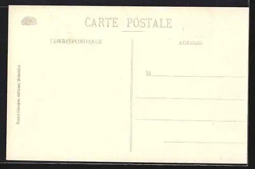 AK Rochefort, La Lomme derrière l`Eglise