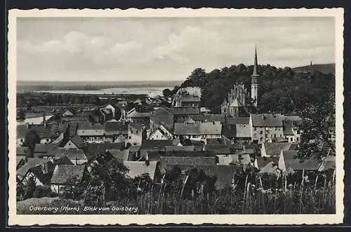 AK Oderberg / Mark, Blick vom Gaisberg auf den Ort