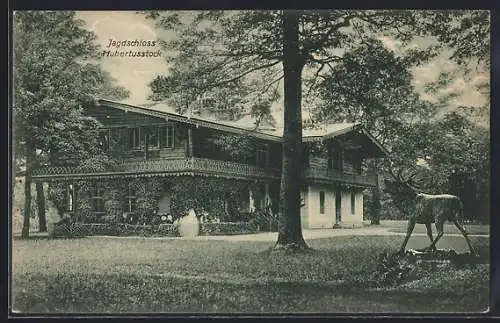 AK Joachimsthal, Jagdschloss Hubertusstock