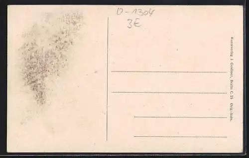 AK Joachimsthal, Blick zum Jagdschloss Hubertusstock