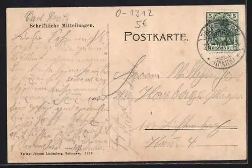 AK Falkenberg i. Mark, Teilansicht mit Strassenpartie
