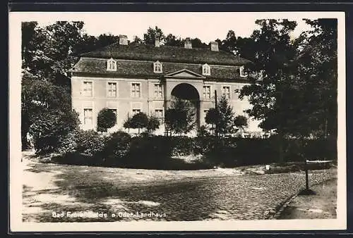 AK Bad Freienwalde a. Oder, Landhaus