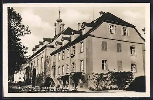 AK Königsfeld / Schwarzwald, Kirche mit Vorsteheramt der Brüdergemeinde