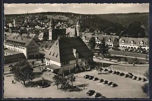 AK Freudenstadt /Schwarzwald, Marktplatz mit Rathaus
