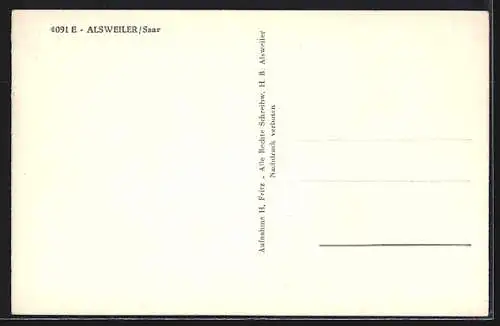 AK Alsweiler (Saar), Ortsansicht