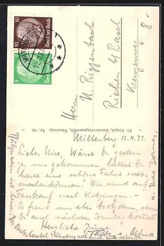AK Miltenberg a. Main, Hotel Riesen in Fachwerkbauweise