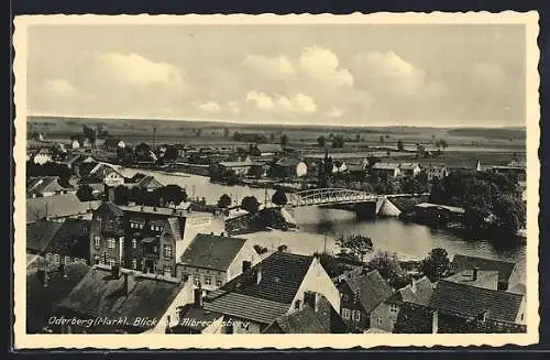 AK Oderberg /Mark, Blick vom Albrechtsberg
