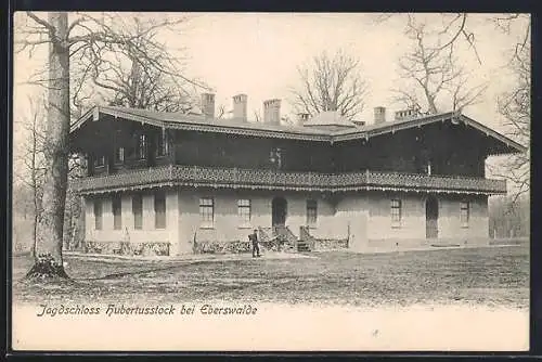 AK Joachimsthal am Werbellinsee, Jagdschloss Hubertusstock