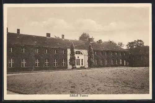 AK Paretz, Ansicht vom Schloss