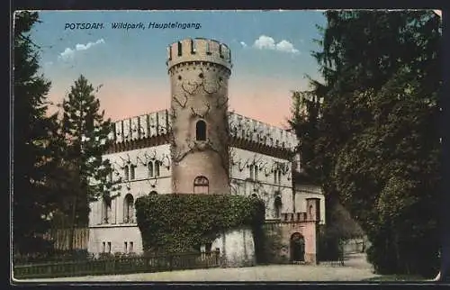 AK Potsdam, Haupteingang zum Wildpark