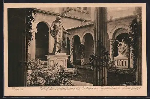 AK Potsdam, Vorhof der Friedenskirche