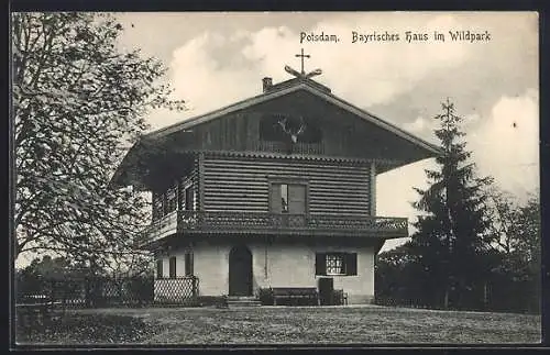 AK Potsdam, Bayrisches Haus im Wildpark