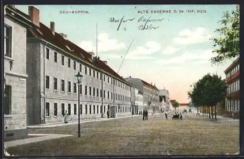 AK Neu-Ruppin, Alte Kaserne des 24. Inf. Reg.