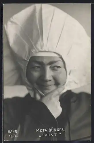 AK Meta Bünger in Faust, Portrait