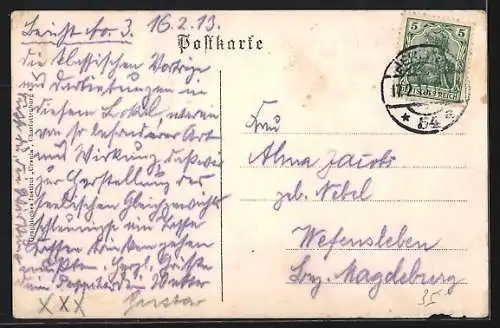 AK Berlin, Restaurant Friedrichsgarten Stephan, Friedrichstrasse 125, Innenansicht