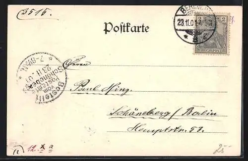 AK Berlin, Gasthaus zum Patzenhofer E. Müller, Friedrichstr. 71, Innenansicht