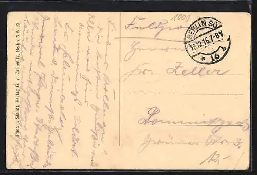 AK Berlin, Restaurant Hopfenblüte F. H. Rieprich, Unter den Linden 27, Innenansicht m. Gästen u. Personal