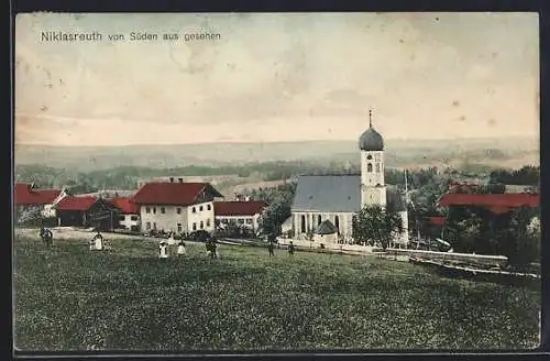AK Niklasreuth, Kirche von Süden aus gesehen