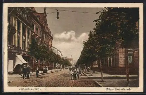 AK Kaiserslautern, Partie an der mittleren Eisenbahnstrasse