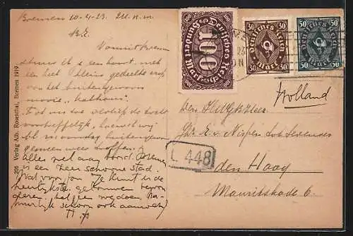 AK Bremen, Ritter vor dem Rathausportal