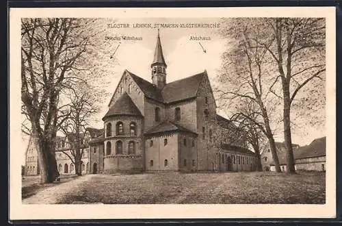 AK Kloster Lehnin, St. Marien-Klosterkirche Mönchs Wohnhaus und Abtshaus