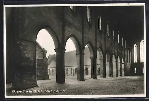 AK Chorin, Kloster Chorin, Blick in den Hof