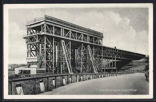 AK Niederfinow, Ansicht des Schiffshebewerkes