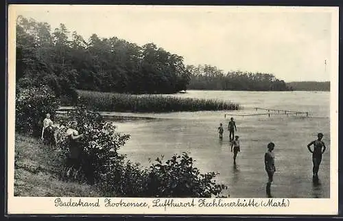 AK Zechlinerhütte /Mark, Badestrand Zwotzensee