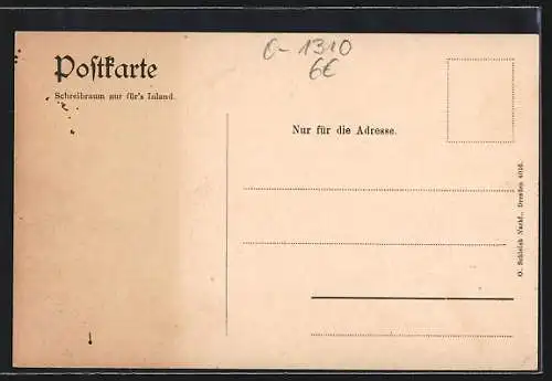 AK Bad Freienwalde a. O., Teilansicht mit Strasse u. Kriegerdenkmal