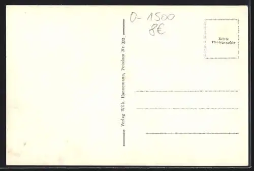 AK Potsdam, Totalansicht mit Nikolaikirche