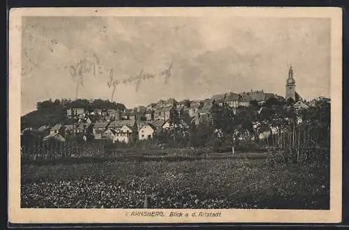 AK Arnsberg / Sauerland, Blick a. d. Altstadt