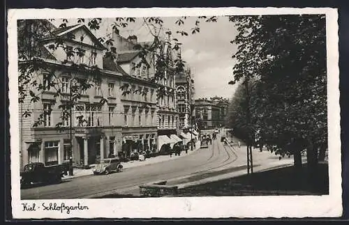 AK Kiel, Blick in die Strasse Schlossgarten