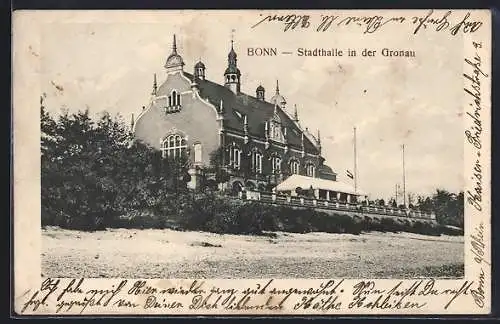 AK Bonn, Stadthalle in der Gronau