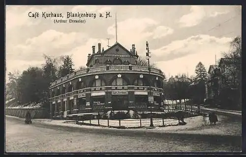 AK Blankenburg a. H., Cafe Kurhaus von Arthur Dressler