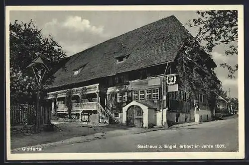 AK Freiburg i. Br., Gasthaus zum Engel im Glottertal