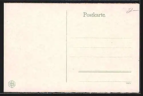 AK Trier, Nordallee und Bahnhofstrasse mit Häuserzeilen