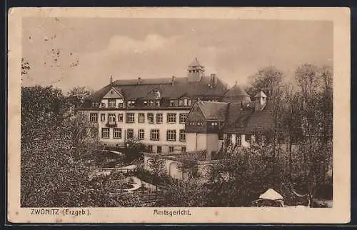 AK Zwönitz, Blick auf Amtsgericht