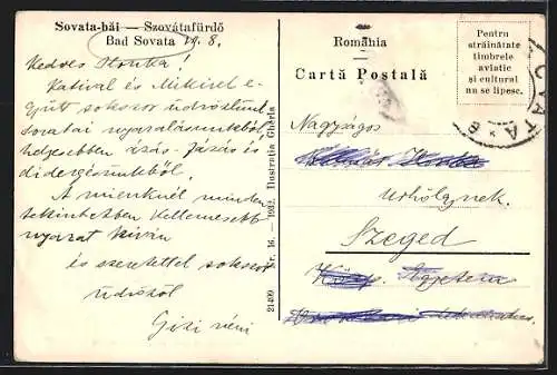 AK Bad Sovata, Ansicht mit dem Bärenteich