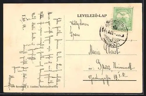 AK Szekelyudvarhely, latkepe