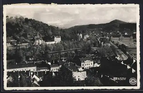 AK Brasov, Teilansicht aus der Vogelschau